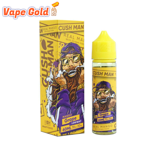 NASTY Cush Man Mango Grape Vape Gold Vip